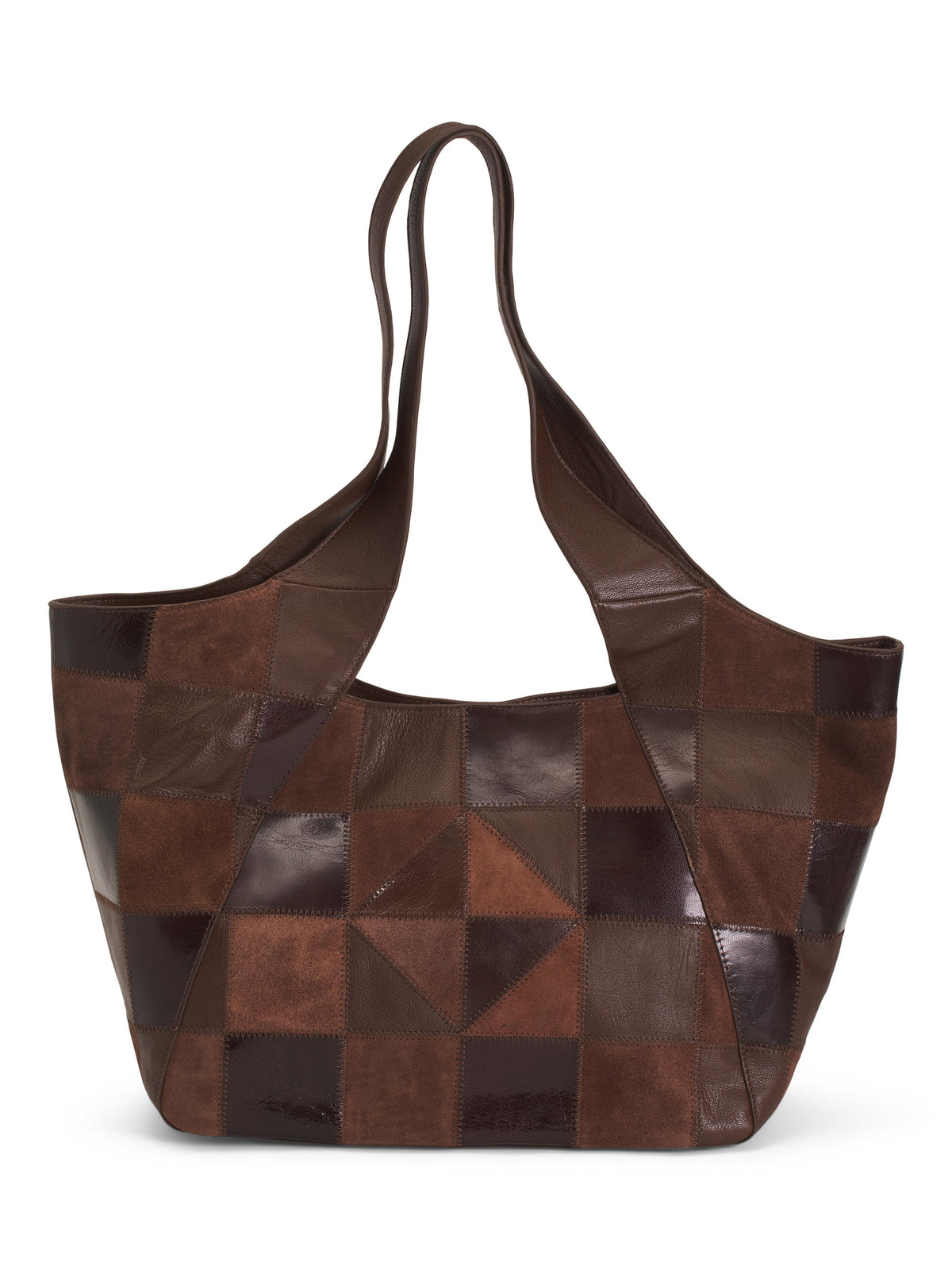 LUCKY BRAND Leather Alli Patchwork Çanta