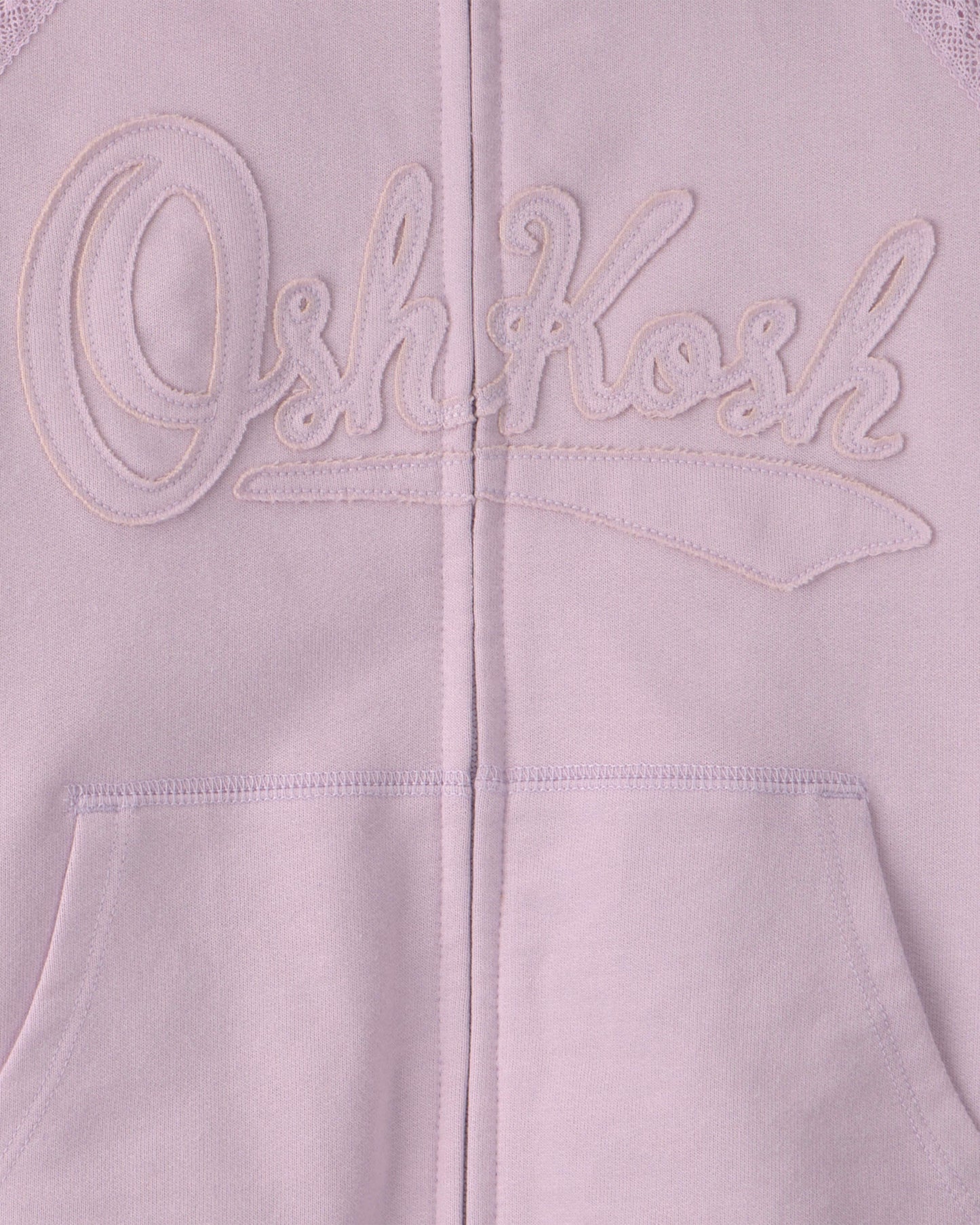 Carter's Qız OshKosh Loqosu Fermuarlı Huddi - Bənövşəyi
