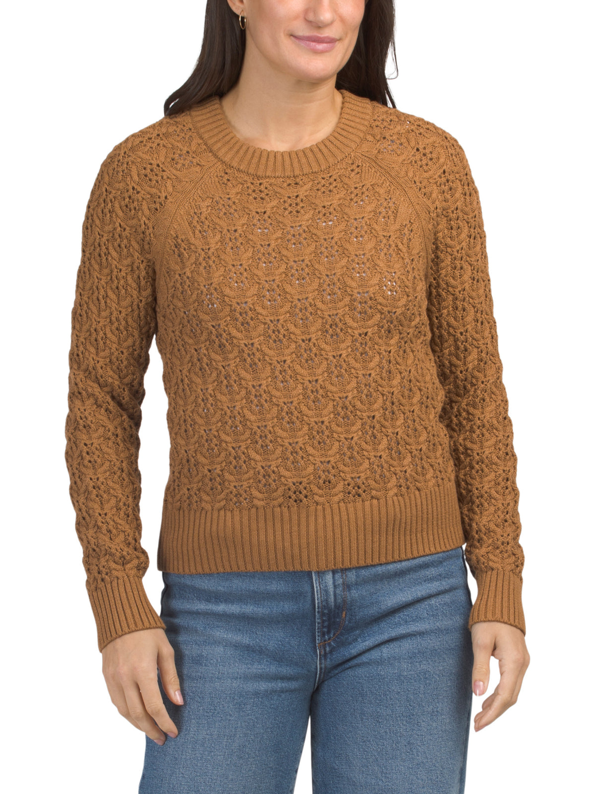LILLA P Raglan Qollu Sadə Sviter