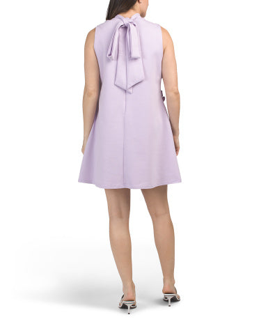 DALIA MACPHEE Kolsuz Mock Neck 3D Çiçək Mini Geyim