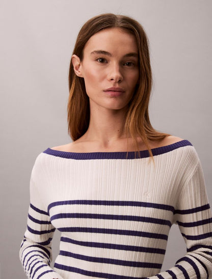 Calvin Klein Zolaqli Uzun Cəkətli Rib Mini Geyim