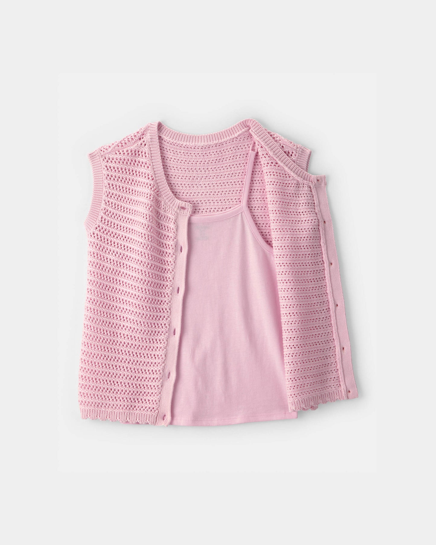 OshKosh B'gosh Qız 2-Hissəli Sweater Dəsti - Çəhrayı
