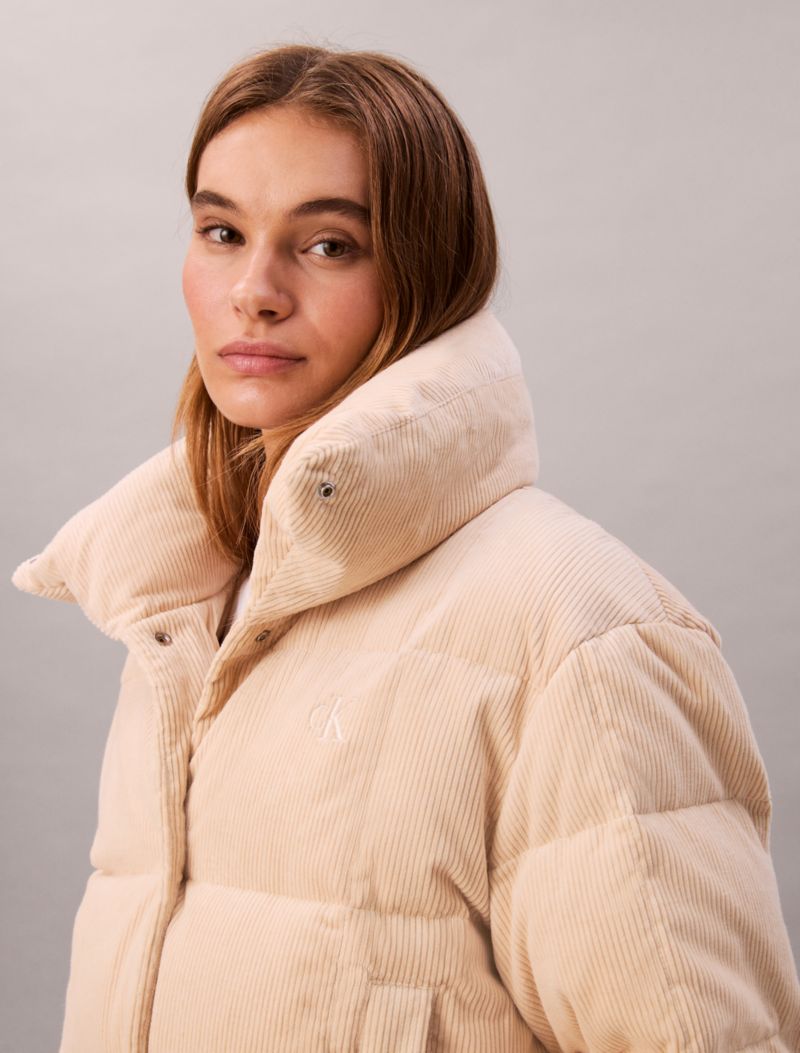 Calvin Klein Cord Puffer Gödəkçə
