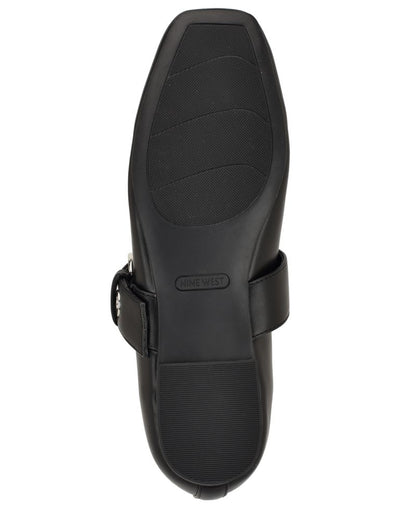Nine West Qadın Kebba Mary Jane Kvadrat Burun Düz Ayaqqabı