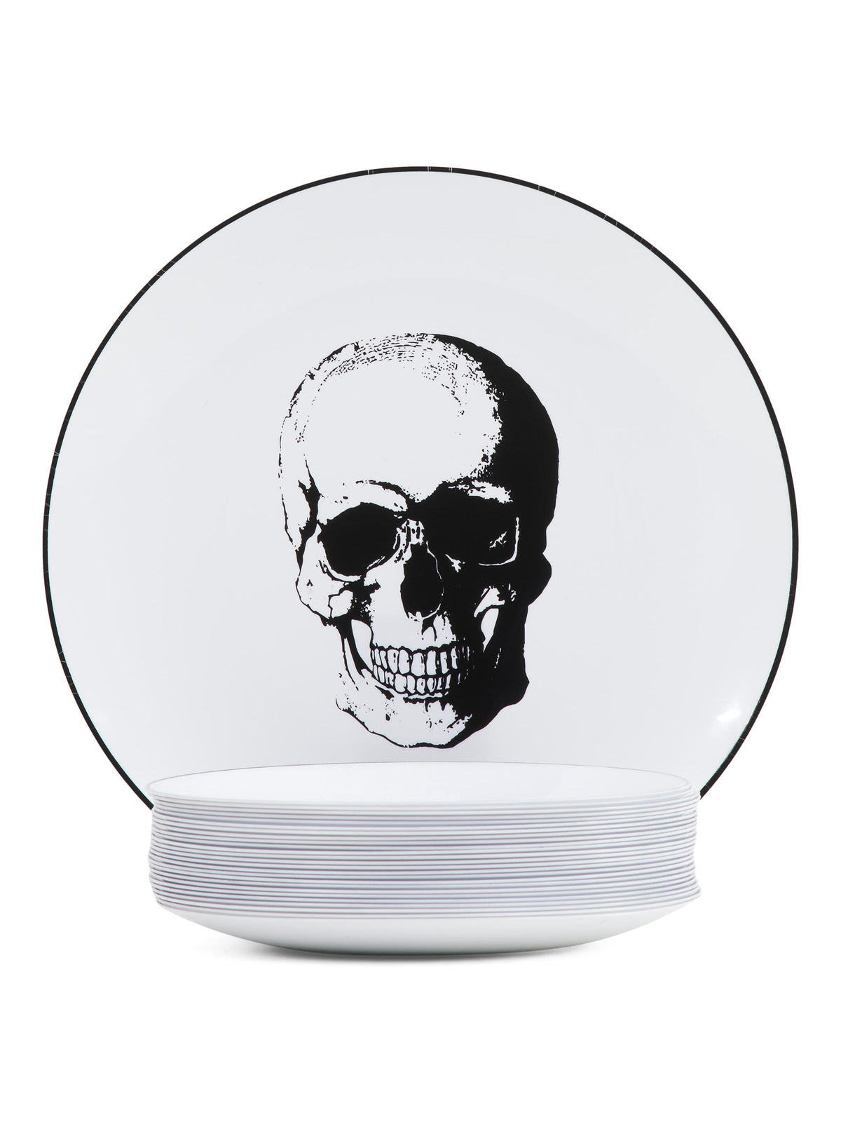 SPOOKY NIGHT 50 Parça Qorxunc Kəllə Qutusu Stolüstü Dəsti