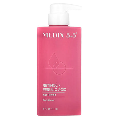 Medix 5 5 Bədən Kremi Retinol Ferulik Asid 15 Fl Oz 444 Ml