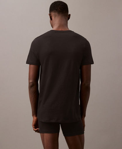 Calvin Klein Kişi 3-Paket Pamuk Klassiklər Boyunlu T-Köynək