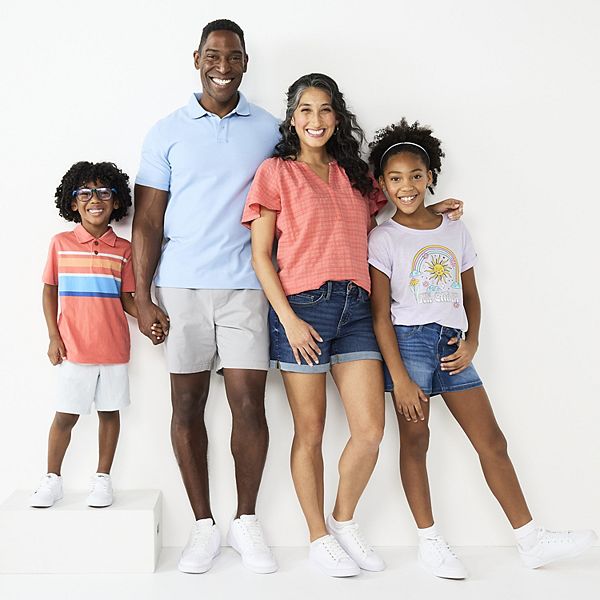 Kişi Sonoma Goods For Life® Qısa Cəkətli Piqe Polo Köynəyi