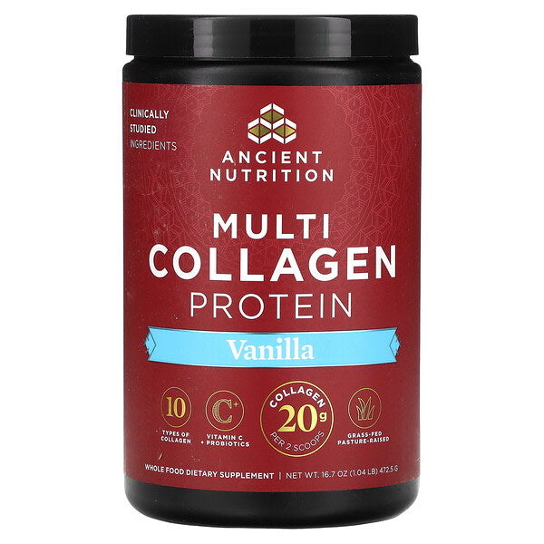 Ancient Nutrition Multi Collagen Protein Vanil 1.04 Lb 472.5 G