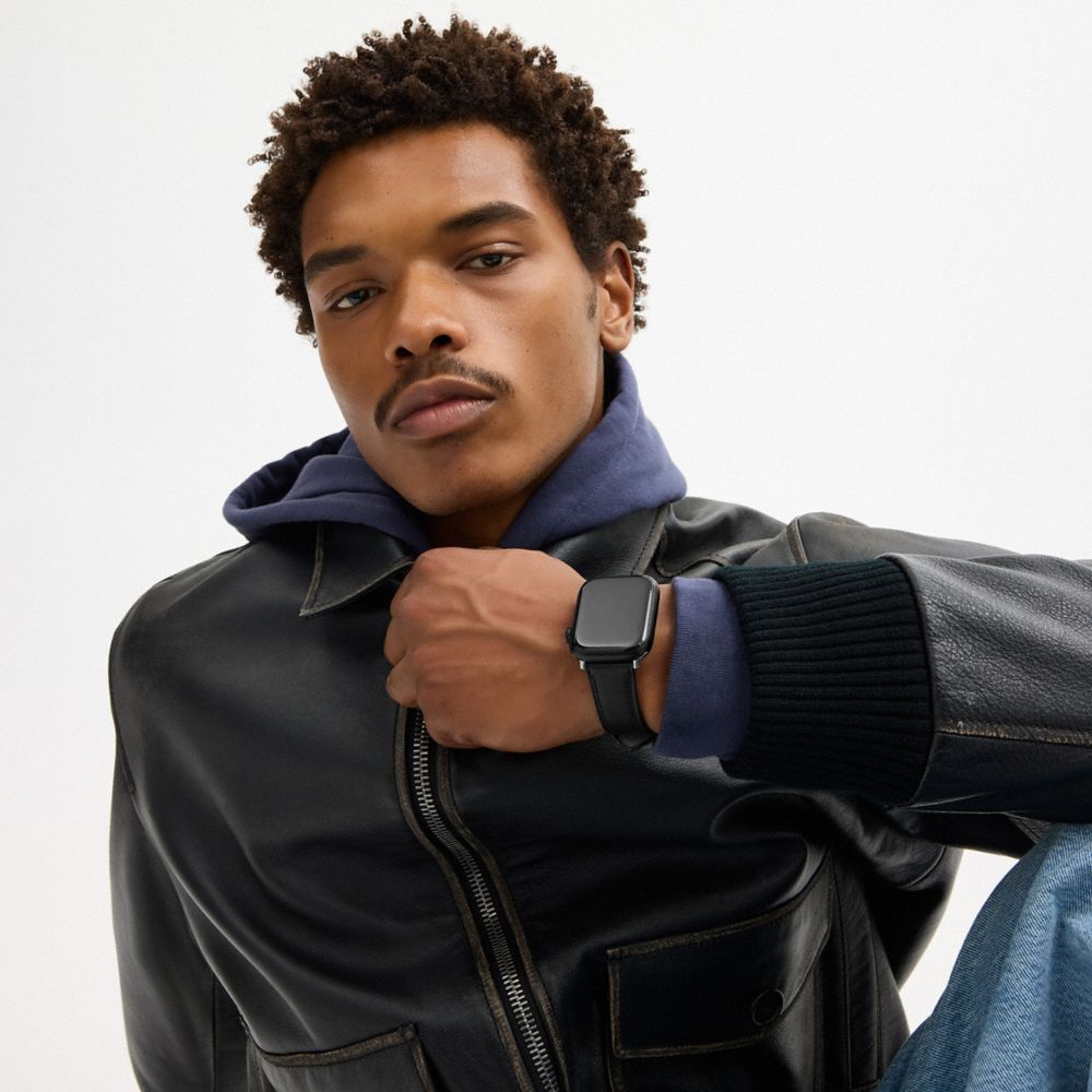 Coach Apple Watch® Kəmər Hədiyyə Dəsti, 42 mm, 44 mm, 45 mm və 46 mm