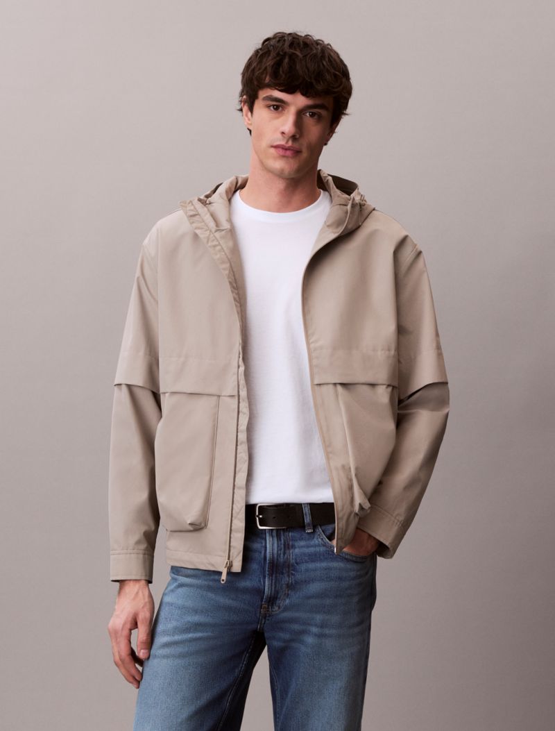 Calvin Klein Ripstop Qapüşonlu Külək Ceketi