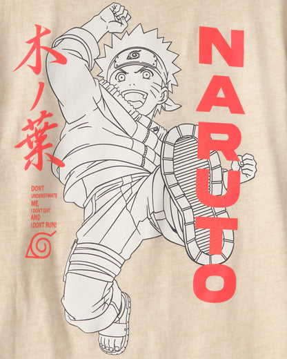 OshKosh B'gosh Oğlan Naruto Qrafik Köynəyi - Bej