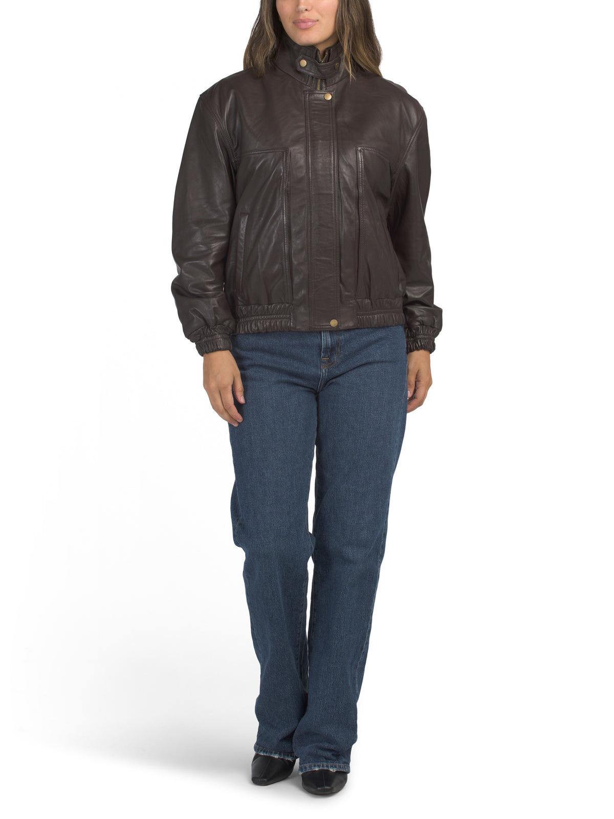 BOD &amp; CHRISTENSEN Leather Hailley Yeni Stil Gödəkçə