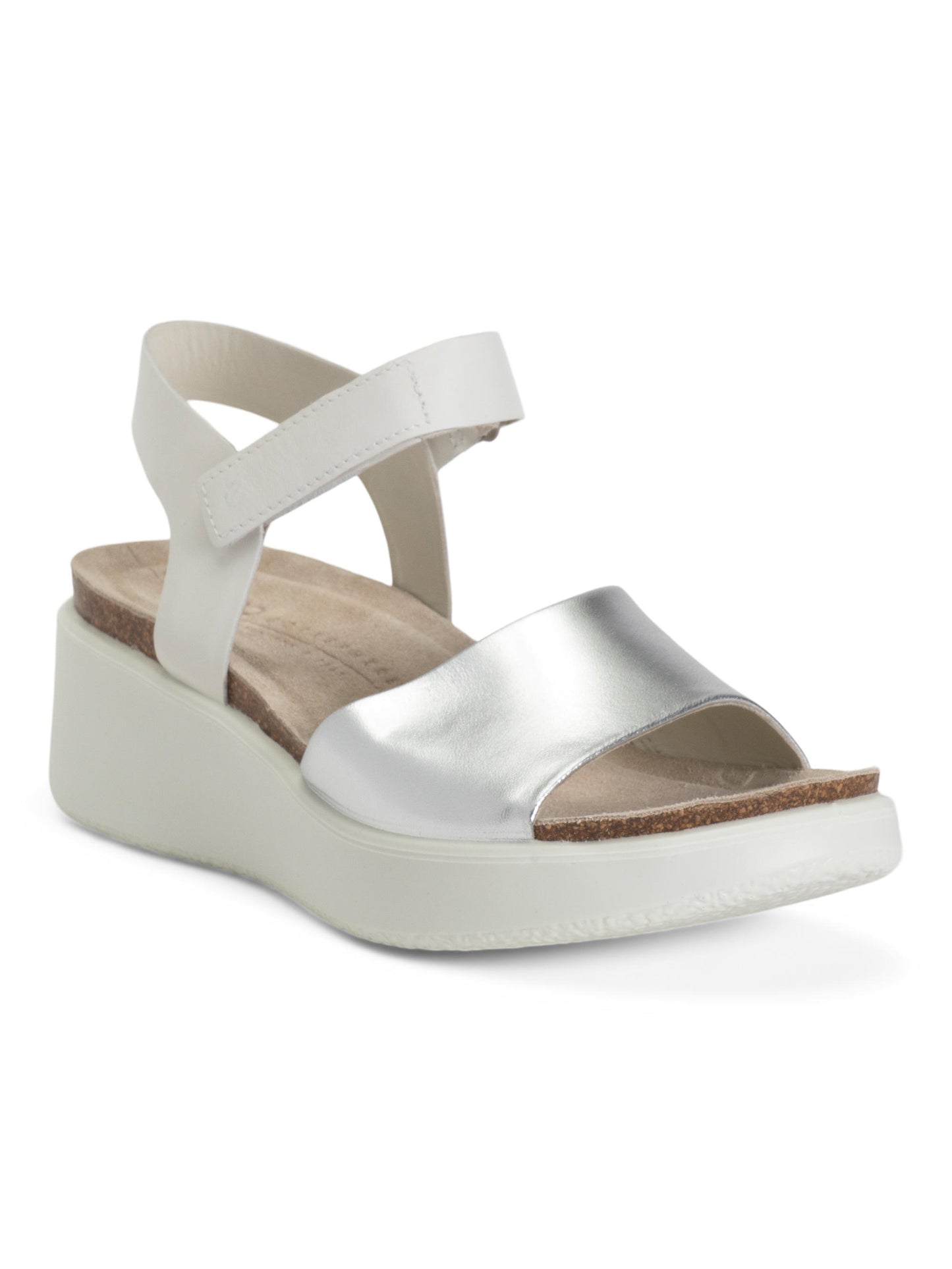 ECCO Leather Flowt Topuqlu Sandal