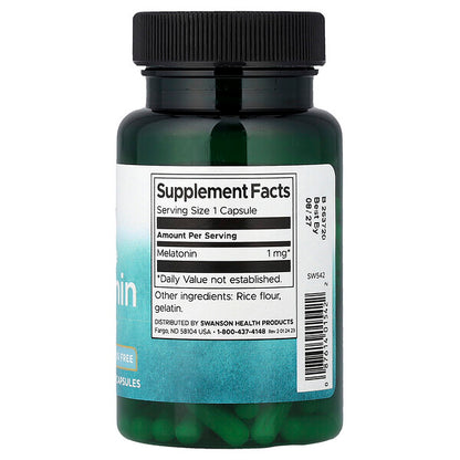 Swanson Vitamins Melatonin 1 Mg 120 Kapsul
