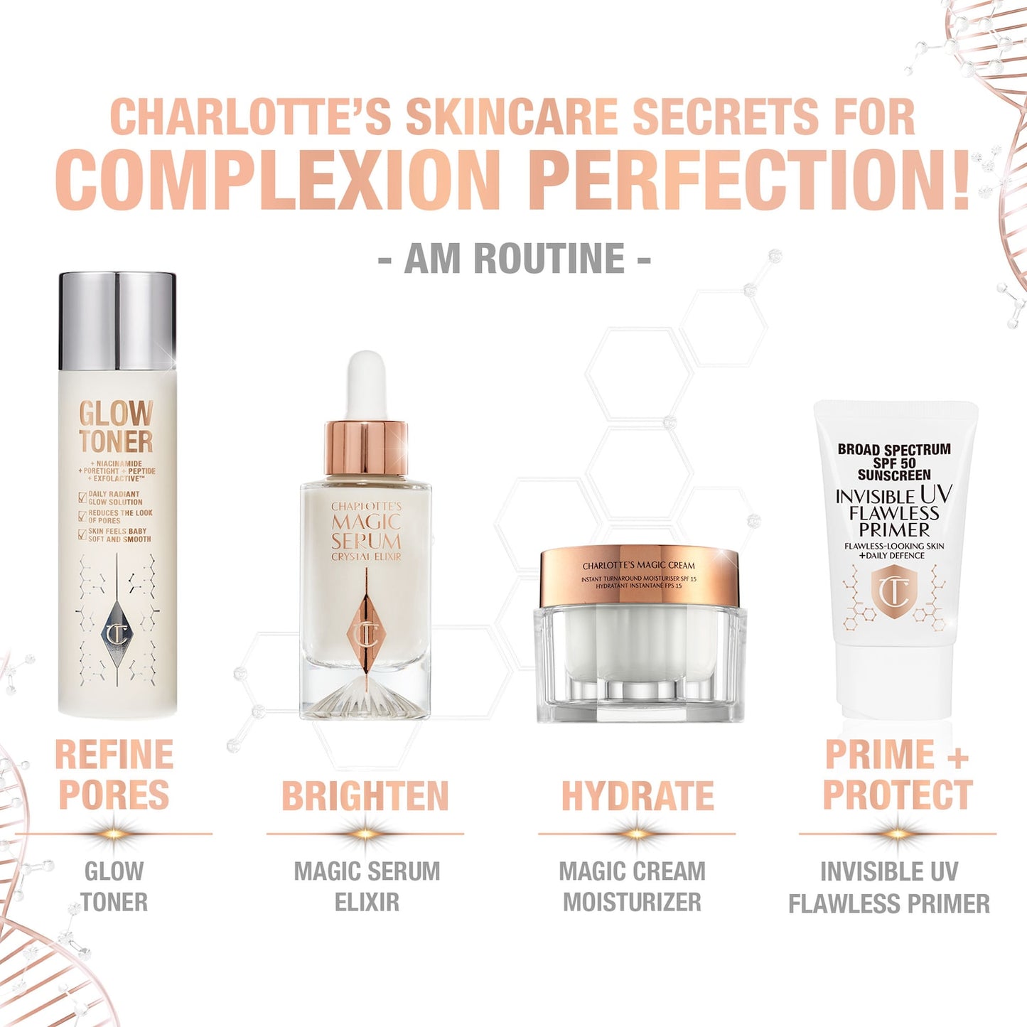 Charlotte Tilbury Mini Daily Glow Tonik Niacinamidli
