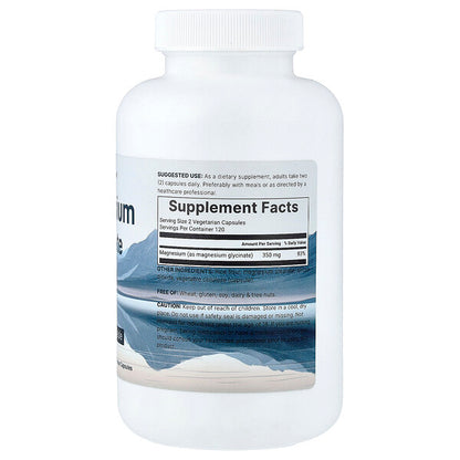 Micro Ingredients Magnesium Glycinate 240 Vegetarian Kapsul 175 Mg