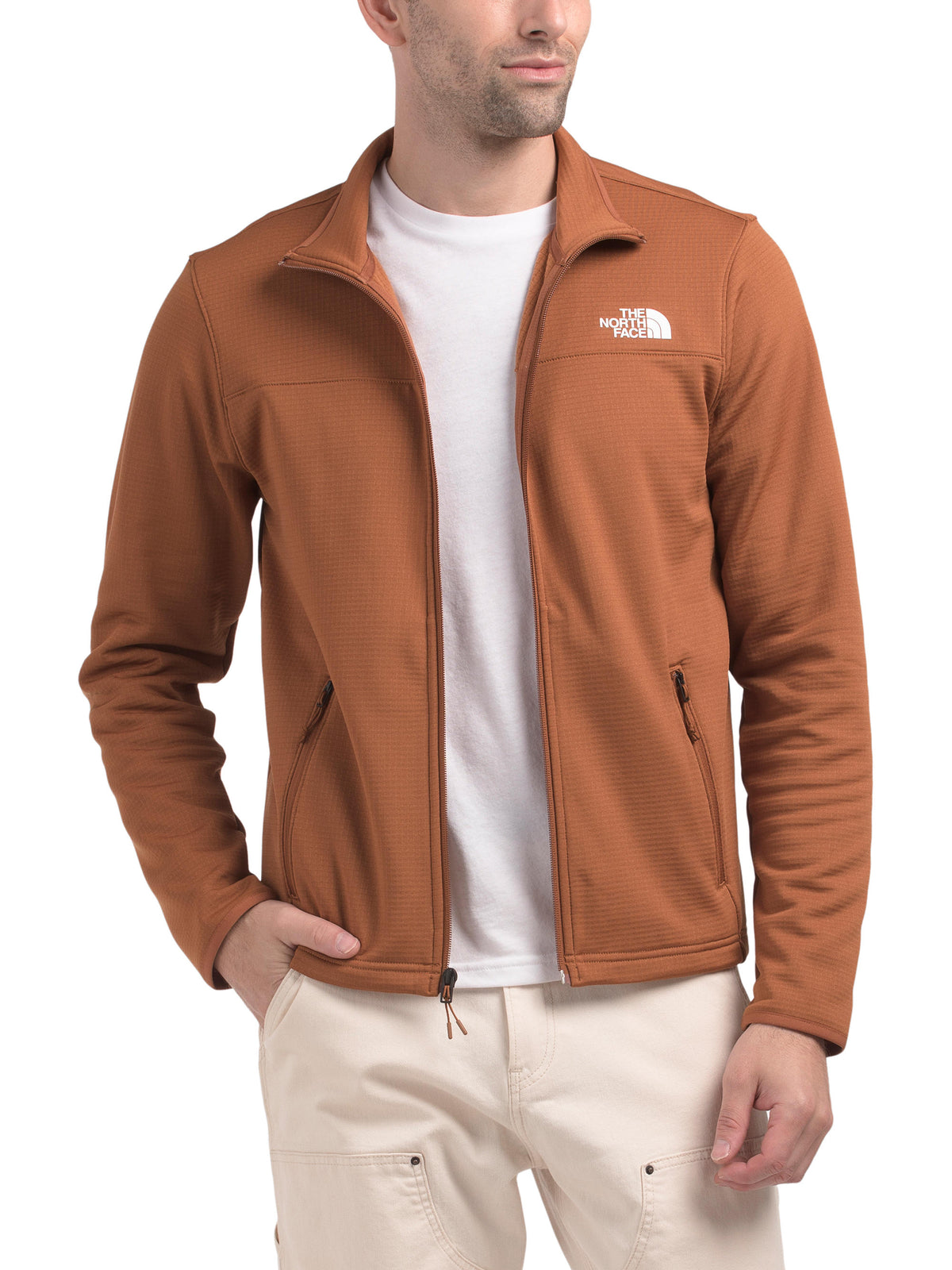Cedar Trail Grid Fleece Tam Fermuarlı Gödəkçə