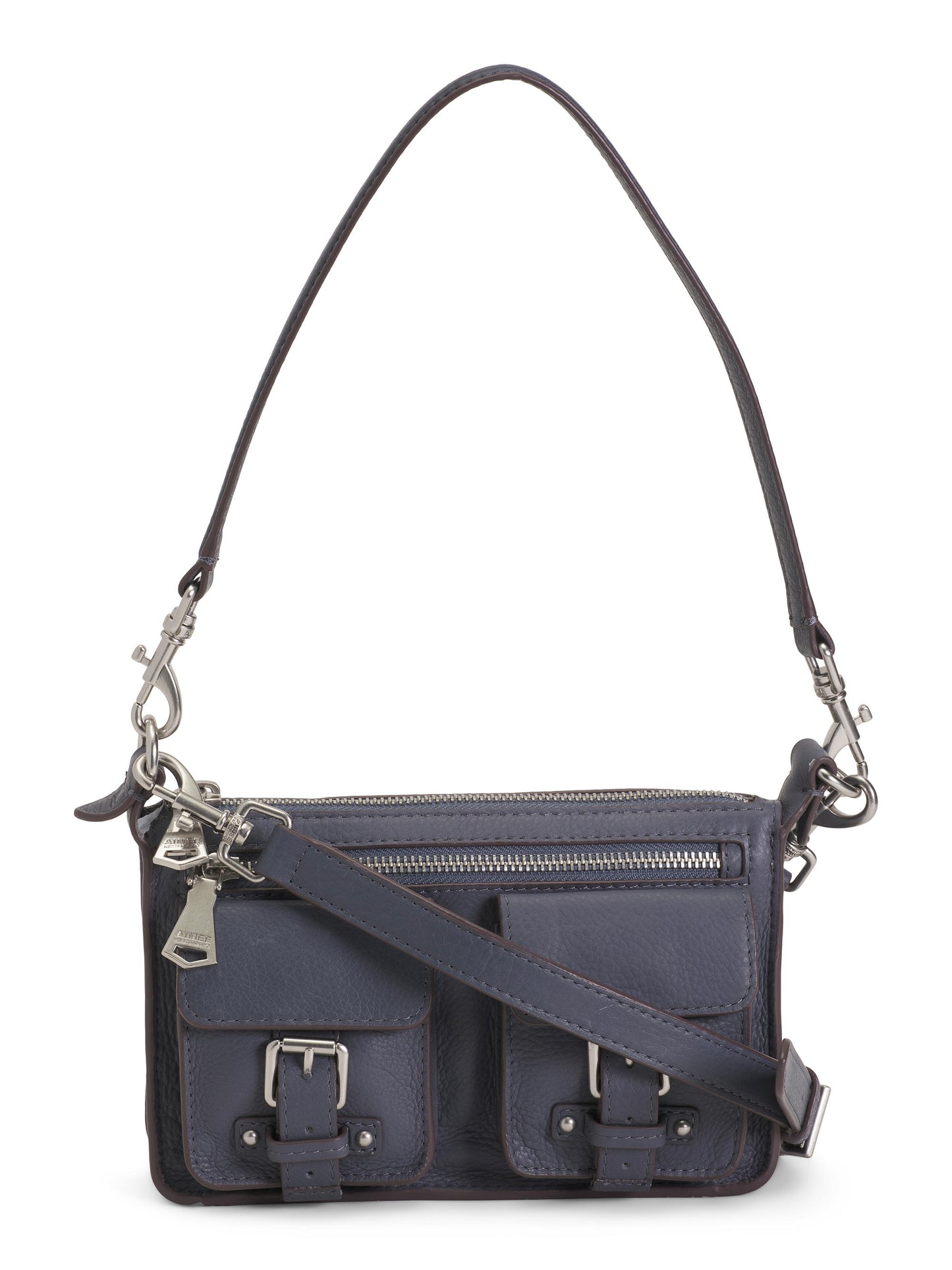 AIMEE Leather Saddle Up Mini Çanta
