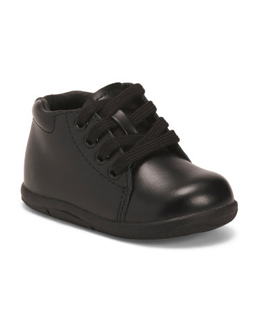 STRIDE RITE Unisex Dəri Stretch Elliot İlk Addımlar Çəkmələri (Körpə Balaca)