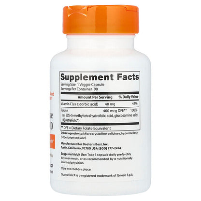 Doctor's Best Fully Active Folate 400 400 Mcg 90 Bitki Kapsulu