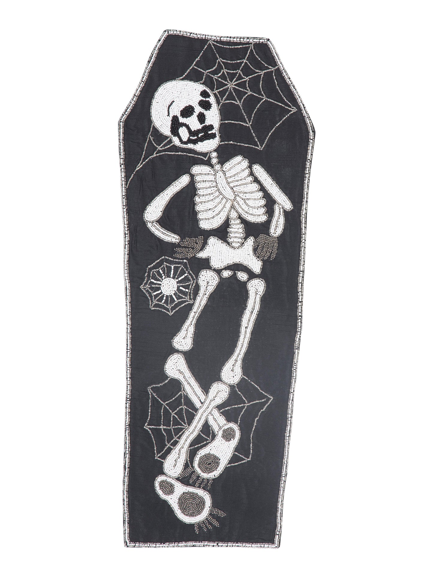 TIRAMISU Skeleton Coffin Boncuklu Masa Döşəməsi
