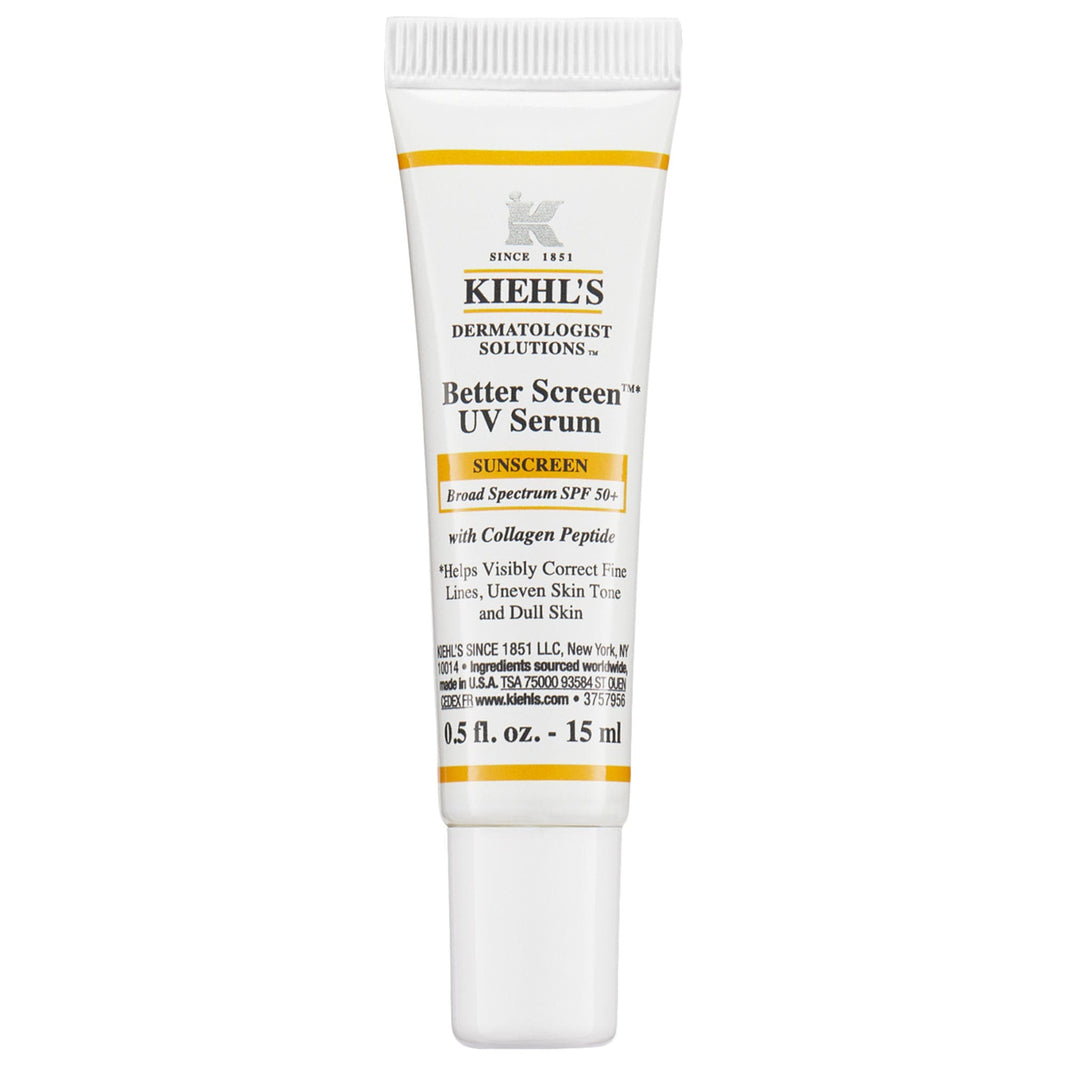 Kiehl's Since 1851 Mini Better Screen™ UV Serumu SPF 50+ Kolagen Peptidi ilə Günəş Kremi