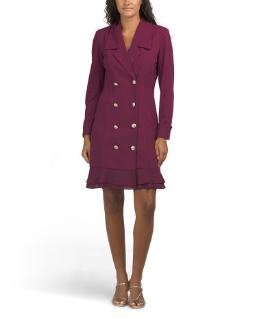 Fırfırlı Kenar Mini Blazer Geyimi