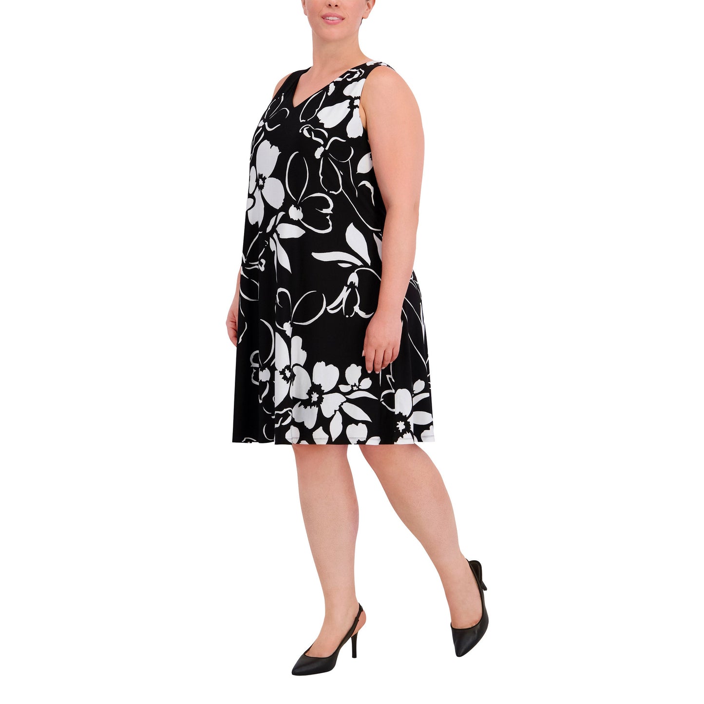 Anne Klein Qadın Kolsuz Geyim, Qara, Large