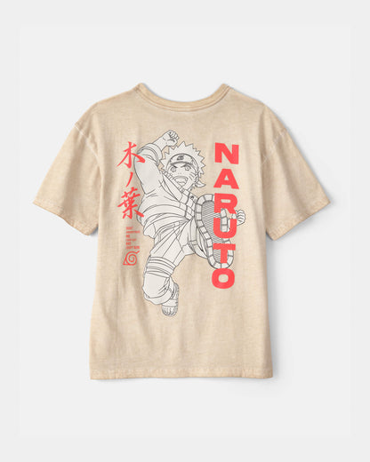 OshKosh B'gosh Oğlan Naruto Qrafik Köynəyi - Bej