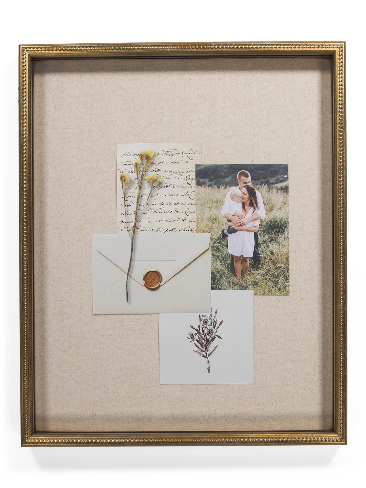 ENCHANTE 16x20 Divar Kölgə Qutusu 5 Pini ilə