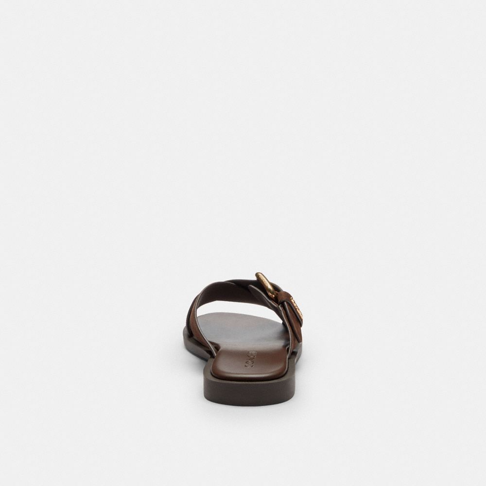 Coach Crisscross Buckle Sandal