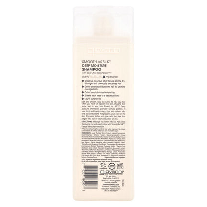 Giovanni Smooth As Silk Zədələnmiş Saçlar Üçün Dərində Nəmləndirici Şampun 250 ml