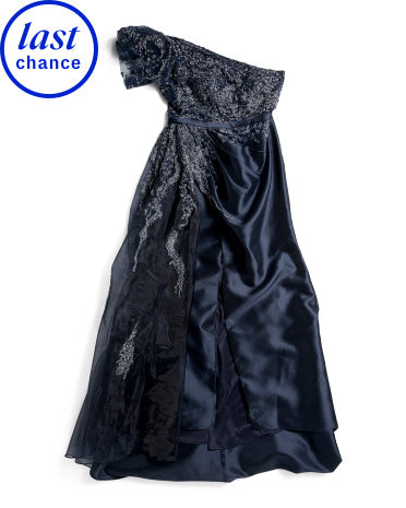 TERANI COUTURE Bir Çiynətli Boncuqlu Geyim