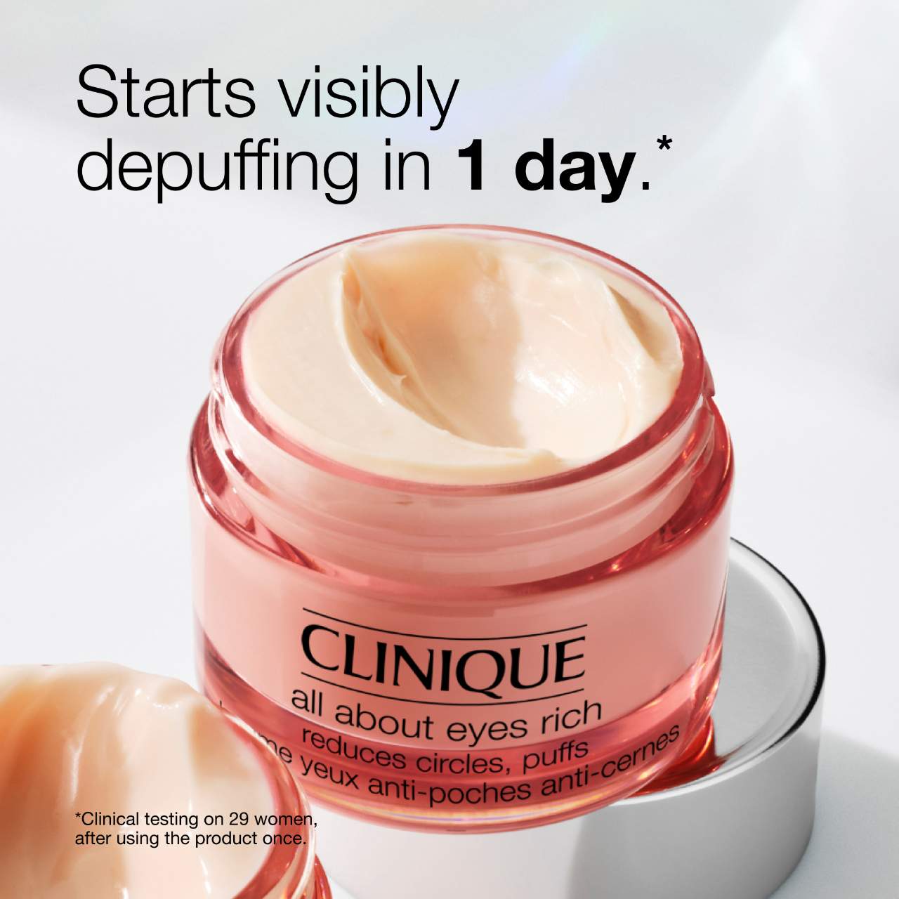 CLINIQUE All About Eyes™ Hialuron Turşusu ilə Zəngin Göz Kremi