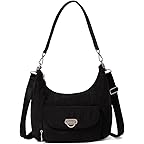 Baggallini Coastal Flip Lock Half Moon Çanta