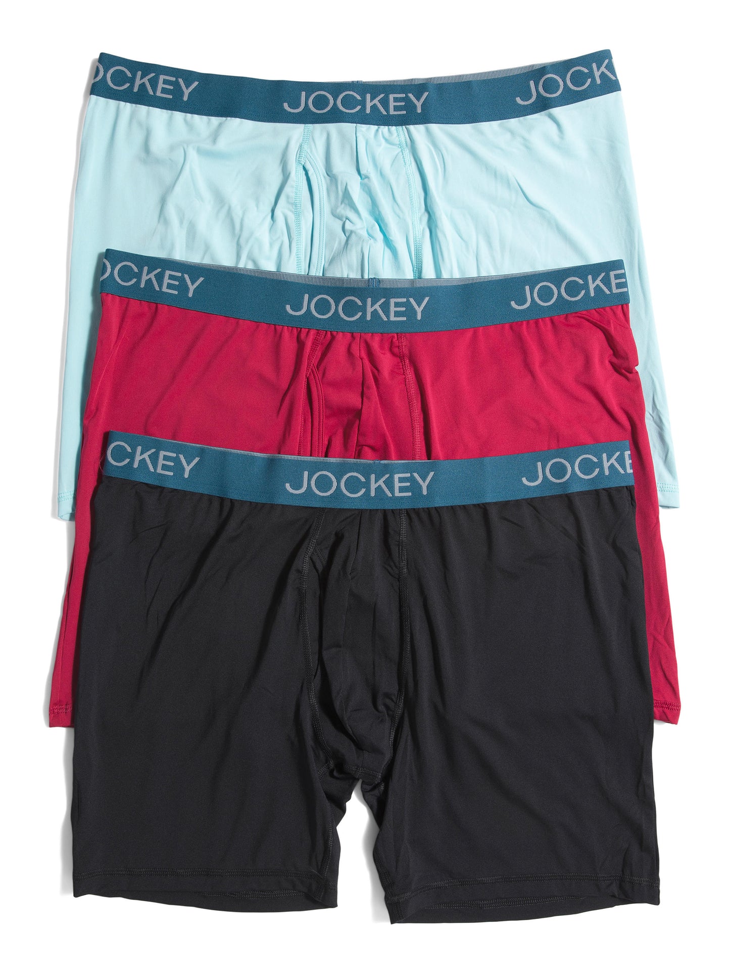 JOCKEY 3-Pack Aktiv Mikrofiber Boxer Şortu