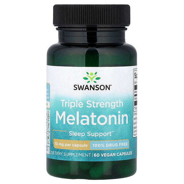 Swanson Melatonin Üçlü Güç 10 Mg 60 Vegan Kapsul YoxYox