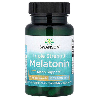 Swanson Melatonin Üçlü Güç 10 Mg 60 Vegan Kapsul YoxYox