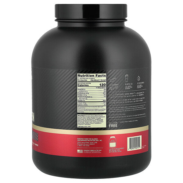 Optimum Nutrition Gold Standard 100 Whey Protein Qəhvə 5 Lb 2.27 Kg