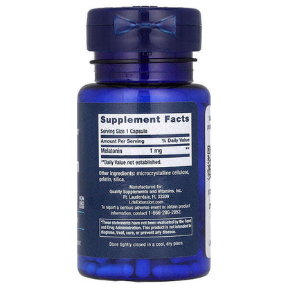 Life Extension Melatonin 1 Mg 60 Kapsul YoxYox