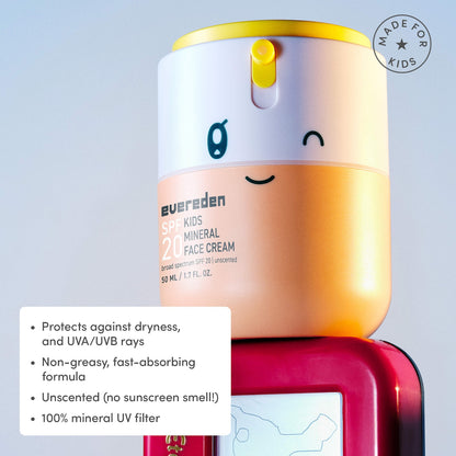 Evereden Uşaq 2-in-1 Mineral Üz Kremi və Günəş Kremi SPF20