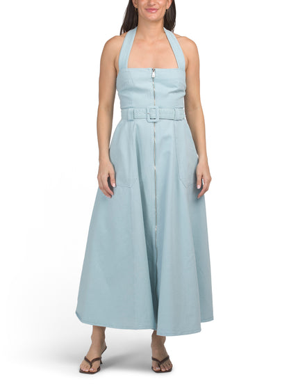 NICHOLAS Anastasia Utility Halter Mini Dress