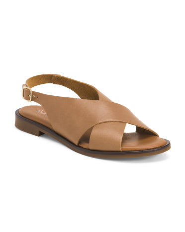 RIZZOLI İtalyada İmalatı Dəri Çarpazdı Sandal