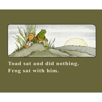 Kişi Frog and Toad Qısa Kollu Qrafik T-Köynək - Xaki Yaşıl L