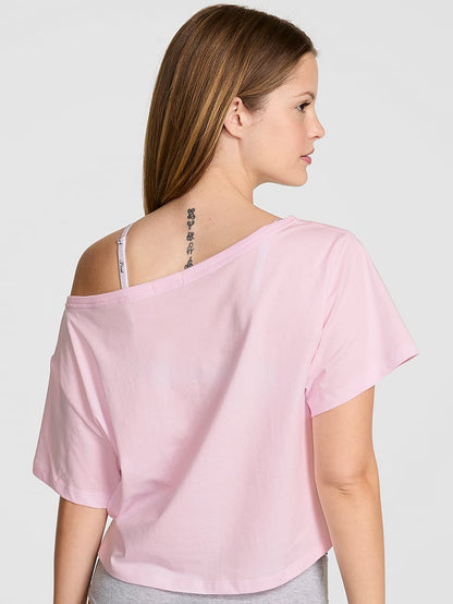 PINK Bol Kəsilmiş Uyku Köynəyi