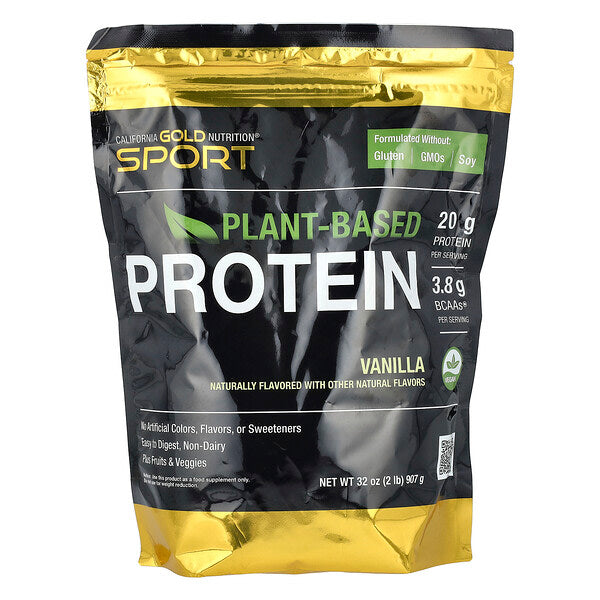 California Gold Nutrition Sport Vegan Protein Vanilla 907 Q