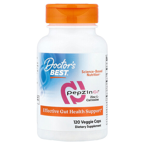 Doctor's Best Pepzin GI Zinc L-Carnosine 120 Bitki Kapsulu