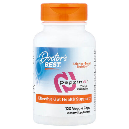 Doctor's Best Pepzin GI Zinc L-Carnosine 120 Bitki Kapsulu