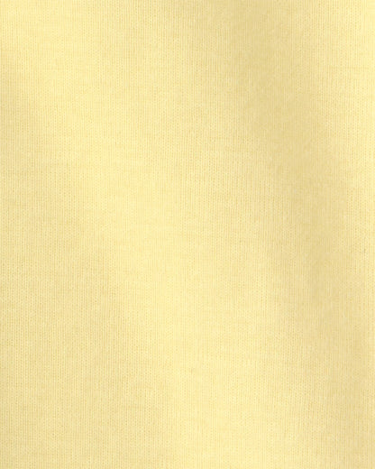 Carter's Qız Uşaq 3-Parçalı Limon Bluzka, Bodysuit və Şort Dəsti - Sarı/Fil Dişi